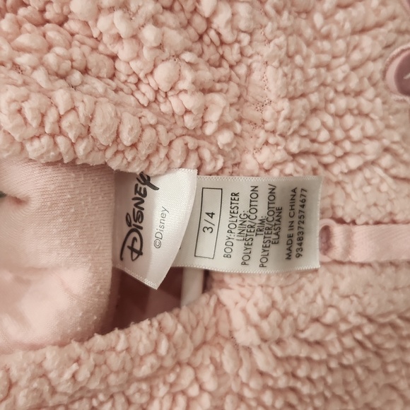 Disney Minnie Mouse Hooded Girls Jacket Size 3 / 4 - Picture 2 of 4